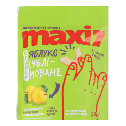 Яблуко сублімоване слайси ТМ «Maxi 7» (20г)