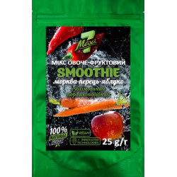 Мiкс овоче-фруктовий Maxi7 "Smoothie морква-перець-яблуко" сублімований порошкоподібний (25 г)